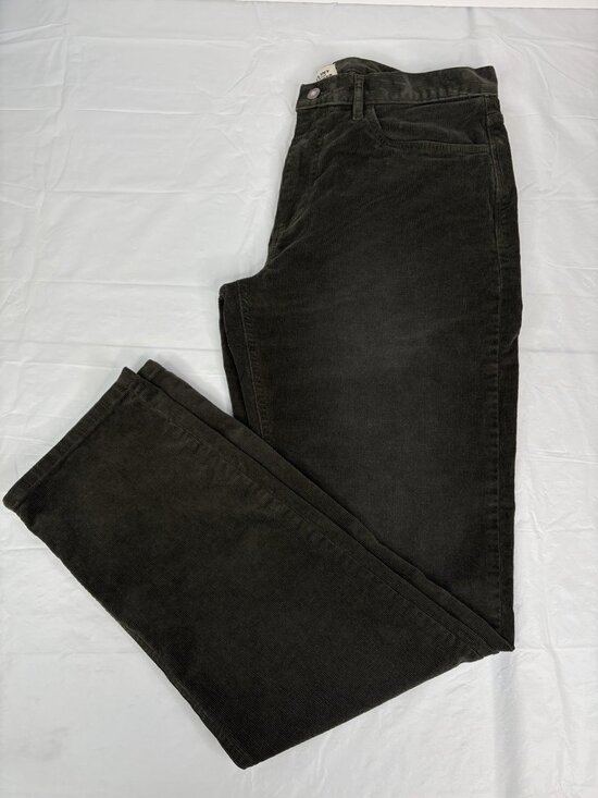 Flint and Tinder Huckberry 365 Corduroy Pants Men’s 34x32 Green 5 Pocket Stretch - Picture 1 of 12